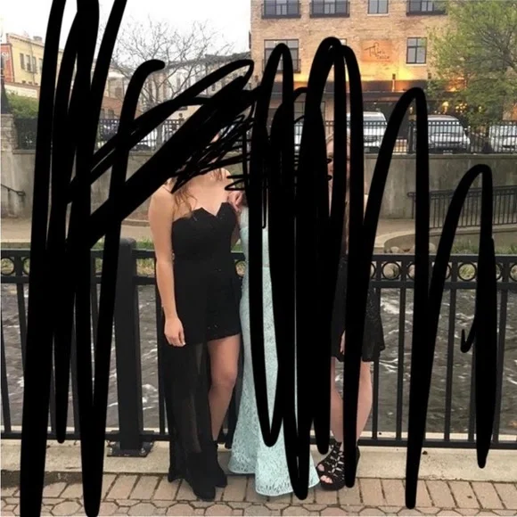 Windsor Dresses | Black Windsor Homecoming Dress Size 3/4 | Color: Black | Size: 4 | Royaldove's Closet
